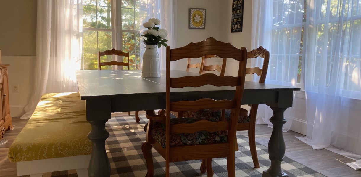 large farmhouse table