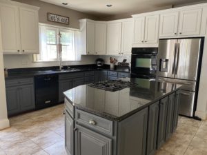 painted kitchen cabinets