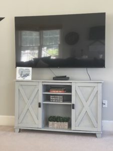 Distressed Buffet in Pebble Fusion Mineral Paint 